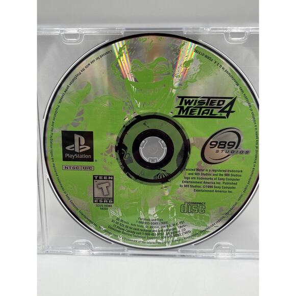 Twisted Metal 4 - PlayStation 1, PS1 - Disc Only - Tested - Picture 6 of 6